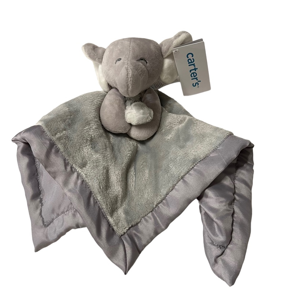 Carter’s Security Blanket Lovey Elephant Gray 2020 14”